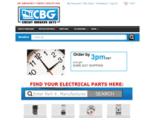 Tablet Screenshot of circuitbreakerguys.com
